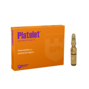 PLATELET 250mg /2ml x 4 ampollas