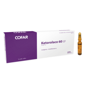 KETOROLACO 60mg x 15amp.