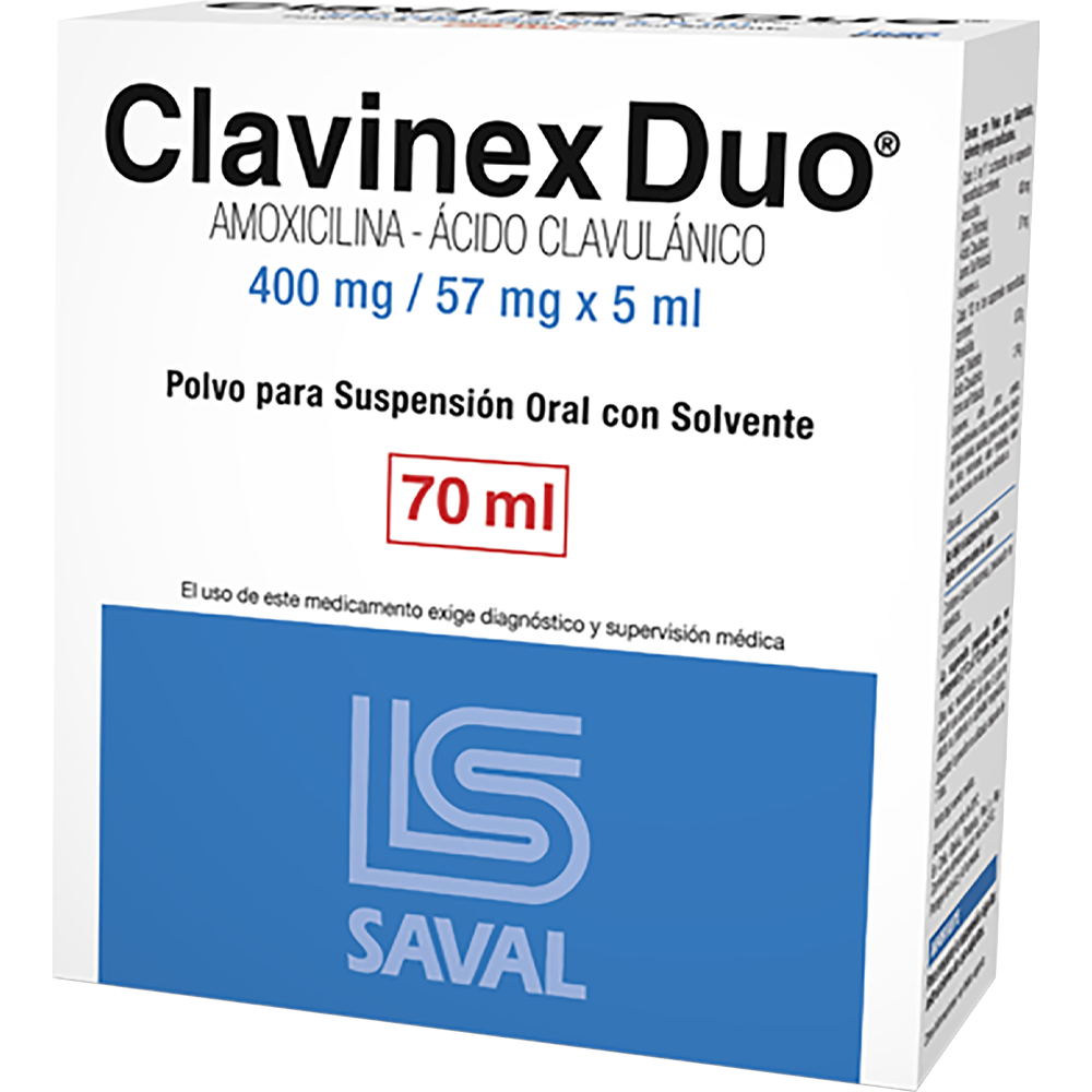 CLAVINEX DUO SUSPENSIÓN x 70 ml