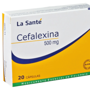 CEFALEXINA 500 mg x 20 capsulas