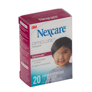 PARCHE OCULAR INFANTIL OPTICLUDE NEXCARE x 20 unid.