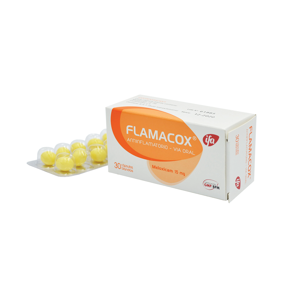 FLAMACOX 15 mg x 30 caps.