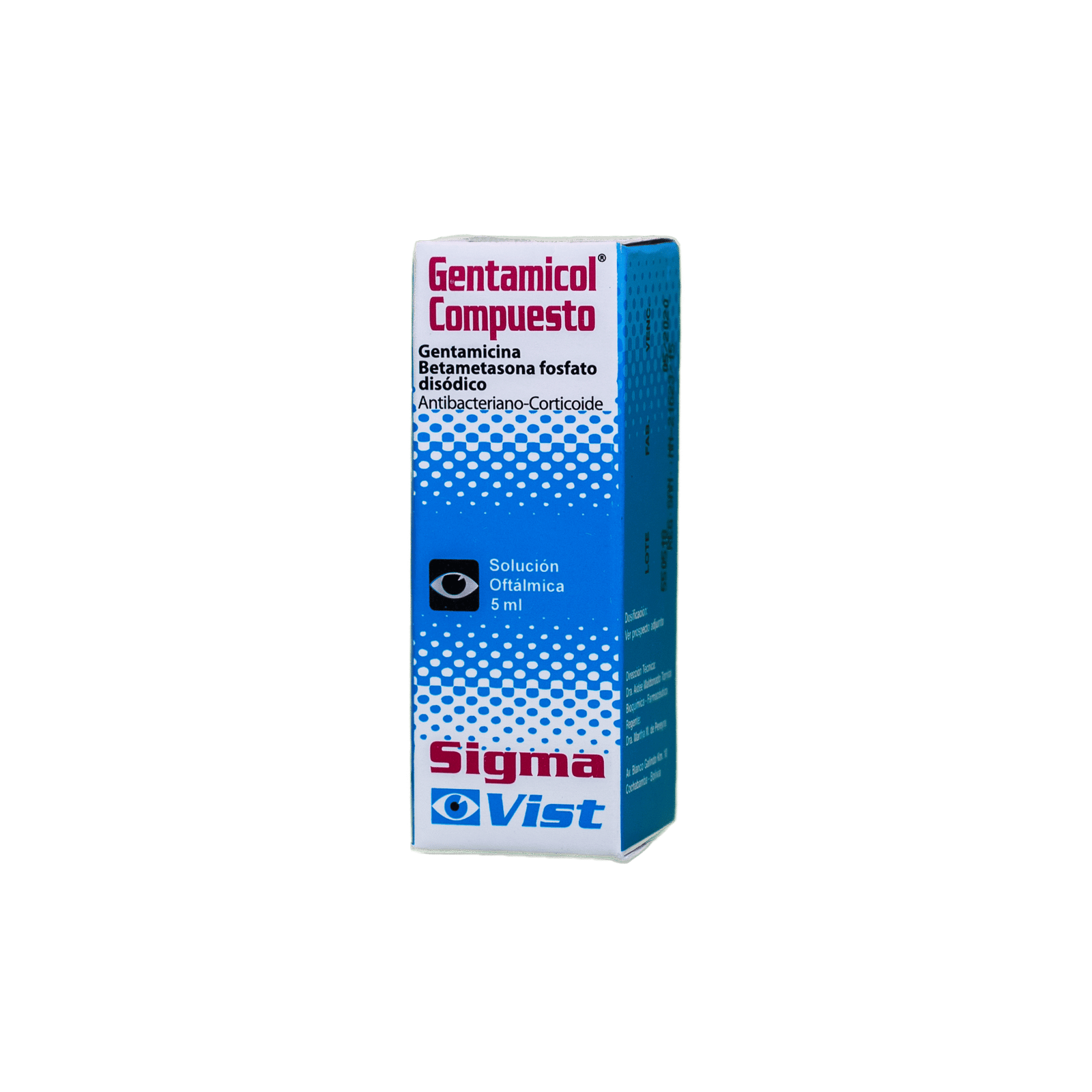 GENTAMICOL COMPUESTO Oftálmico x 5 ml