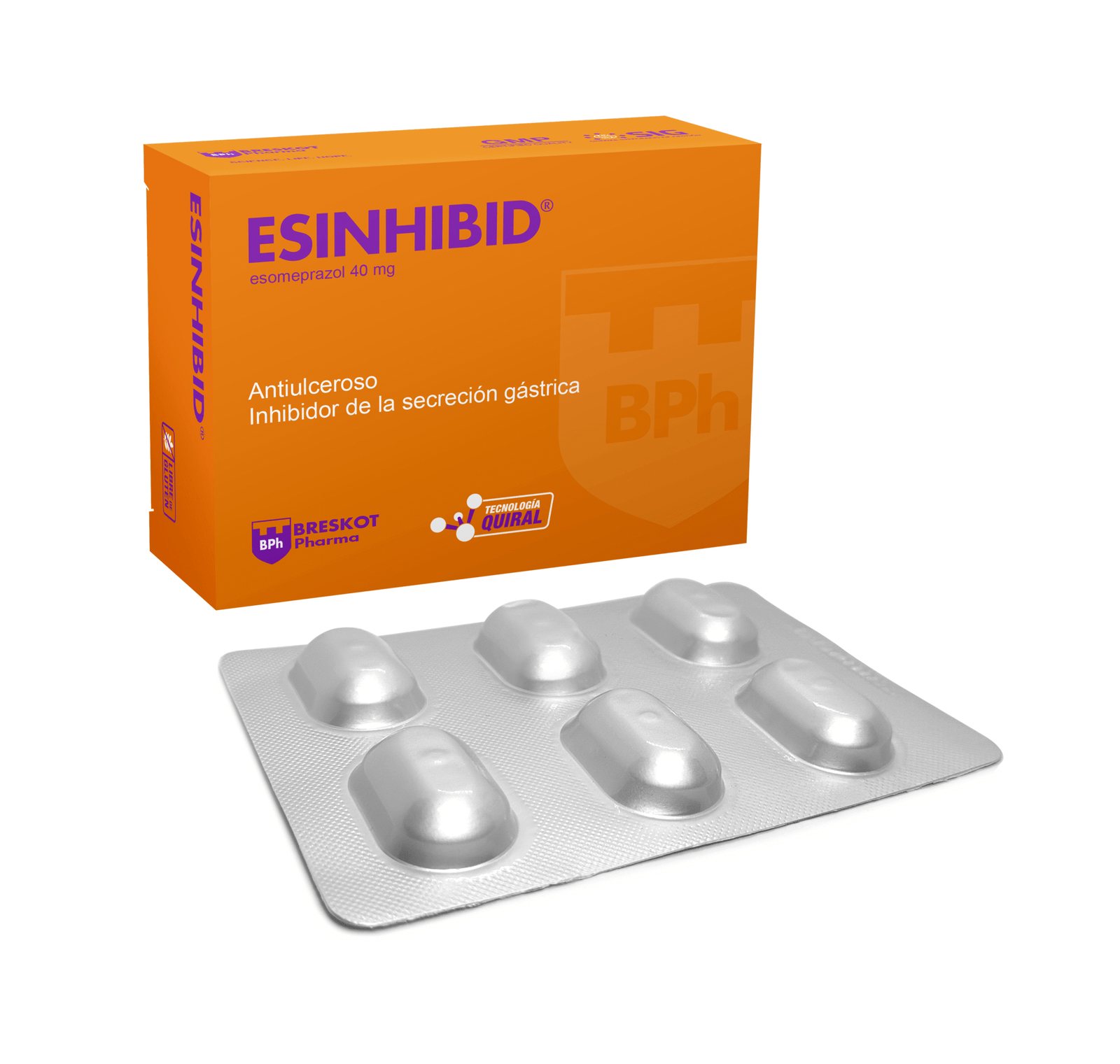 ESINHIBID 40 mg x 24 capsulas