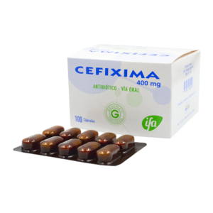 CEFIXIMA 400mg x 100 cap.