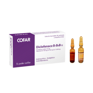 DICLOFENACO B1 B6 B12 x 10 AMP