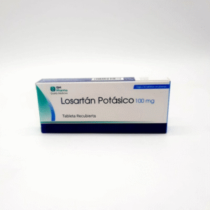 LOSARTAN POTASICO 100 mg x 30 tabletas