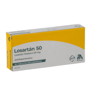 LOSARTAN 50 mg x 30 tabletas