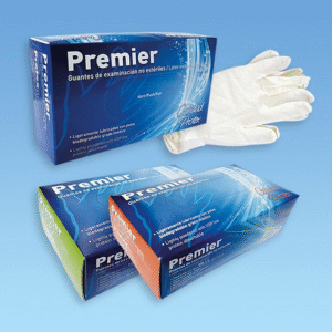 GUANTES DE LATEX PREMIER TALLA S x 50 pares
