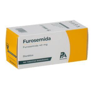 FUROSEMIDA 40mg x 100 tabletas