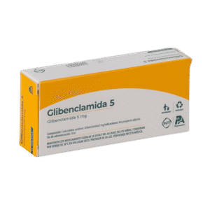 GLIBENCLAMIDA 5mg x 30 tabletas