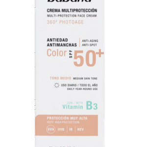 CREMA FACIAL MULTIPROTECCION ANTI EDAD SPF 50 TONO MEDIO x 50mL