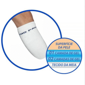 Media Plus Revestida C/Doble Gel Talla G Sg702