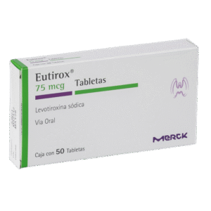 EUTIROX 75 mg x 50 tabletas