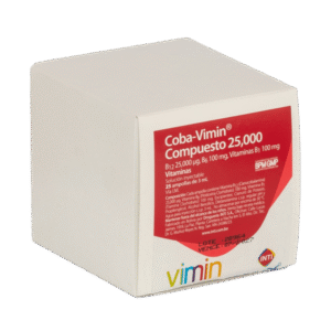 COBA VIMIN COMPUESTO 25000 /3 ml x 25 ampollas