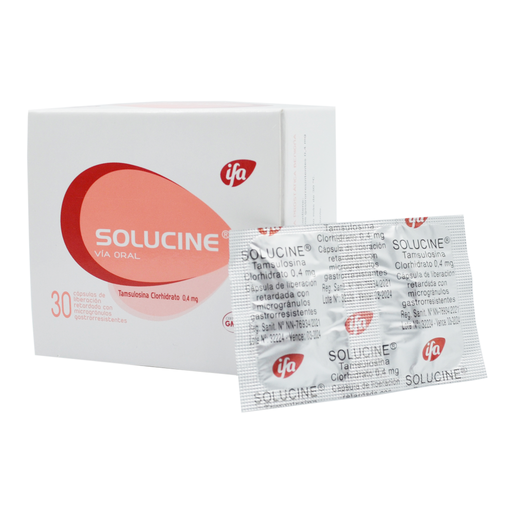 SOLUCINE 0.4mg x 30capsulas