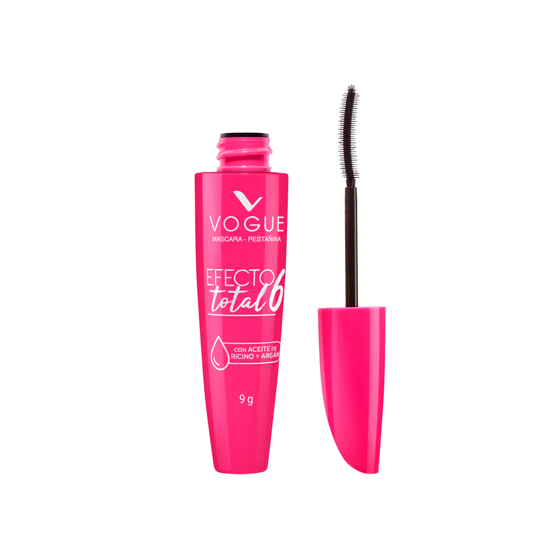 Vogue Mascara Pestañas Efecto Total 6 Negro X 9G