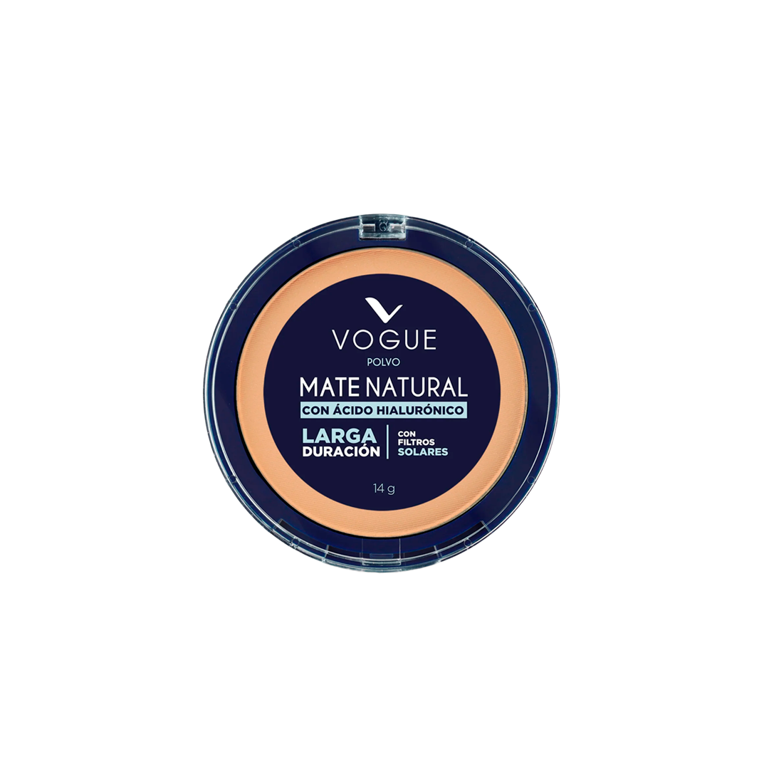 Vogue Polvo Compacto Mate Natural Canela X 14 G