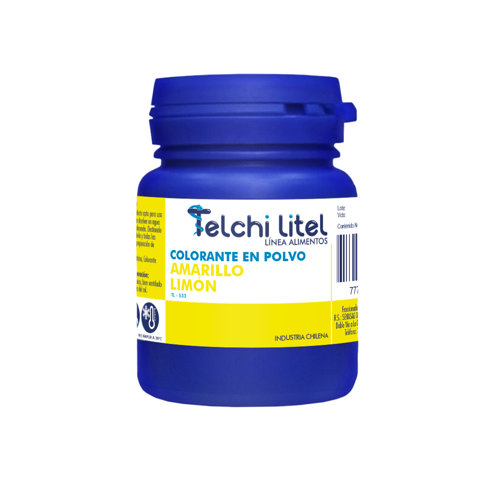 Colorante Amarillo Limon X 30Gr.