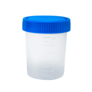 Frasco Colector Orina 100Ml. (Tapa Azul)