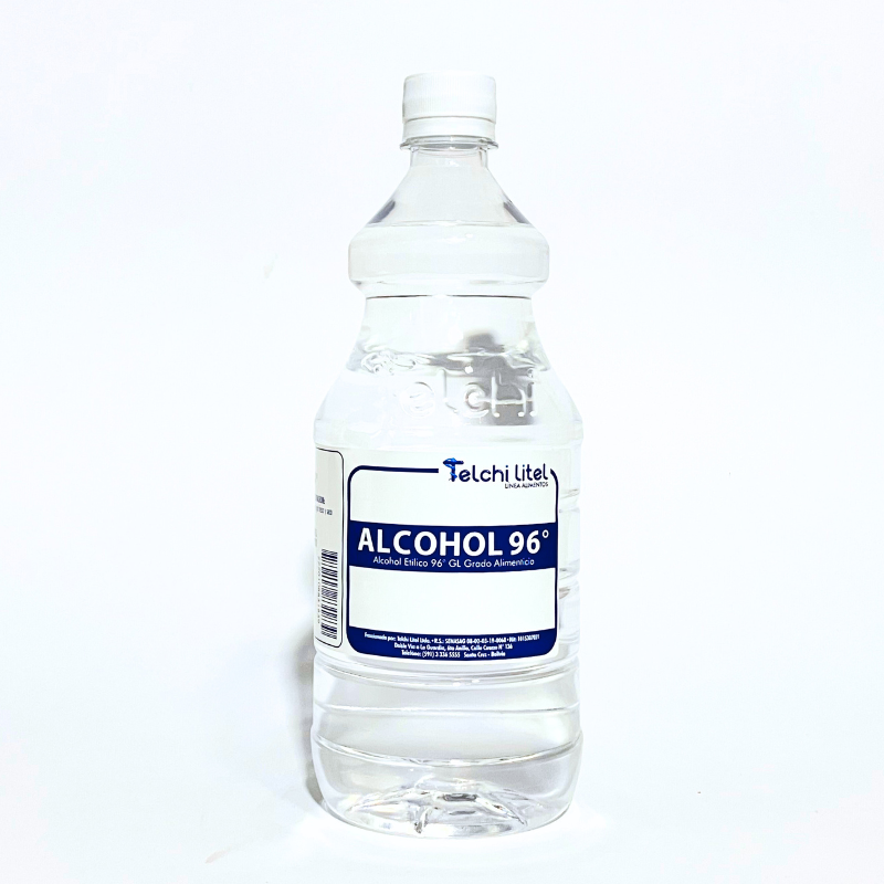 Alcohol 96° X 1 L. Frasco Pet.