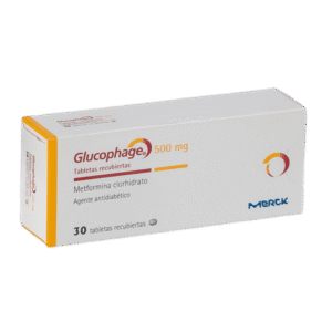 GLUCOPHAGE 500 mg x 30 tabletas