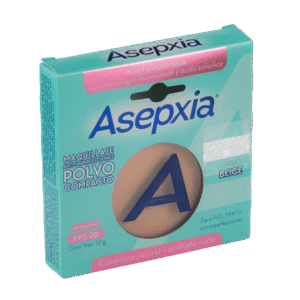 ASEPXIA POLVO COMPACTO TONO BEIGE NF FPS 20  x 10 gr.