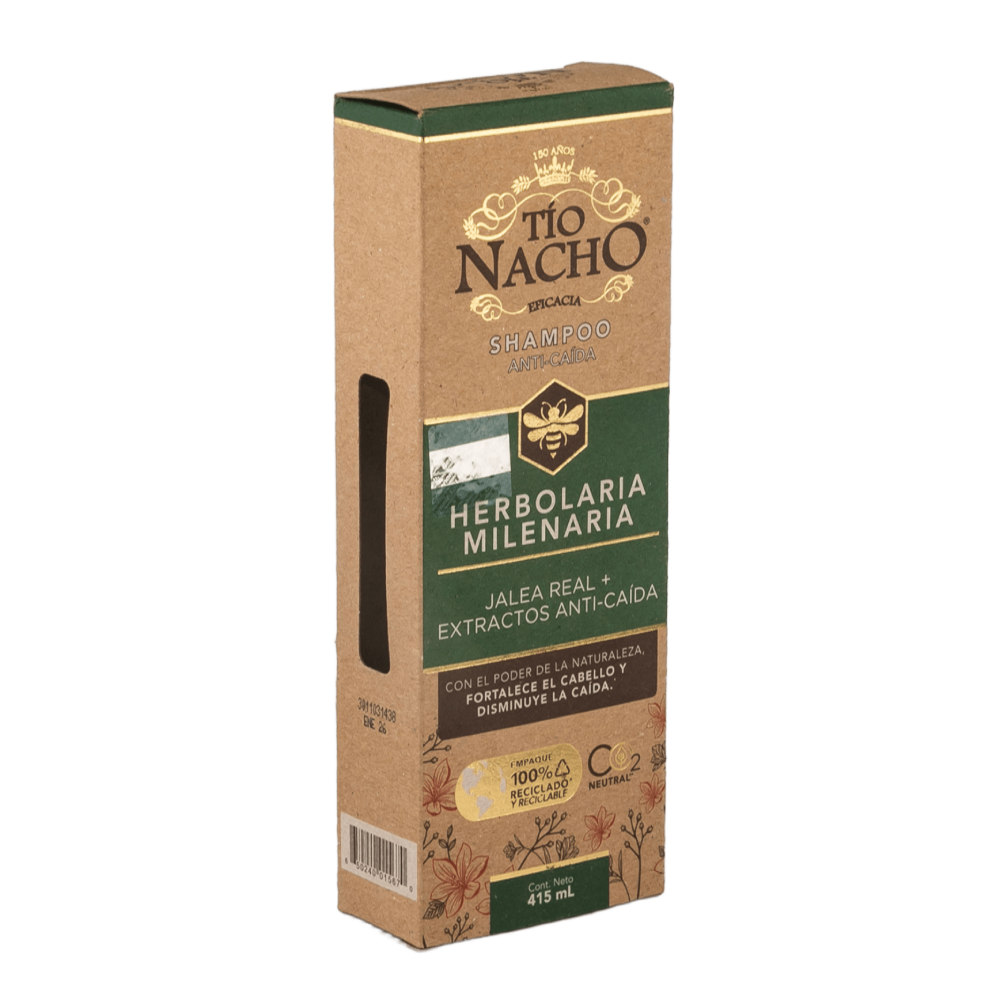 TIO NACHO SHAMPOO HERBOLARIA MILENARIA x 415 ml
