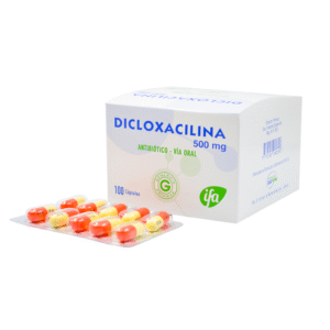 DICLOXACILINA 500 MG X 100 CAP