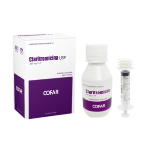 CLARITROMICINA SUSP 250mg/5ml x 80ml