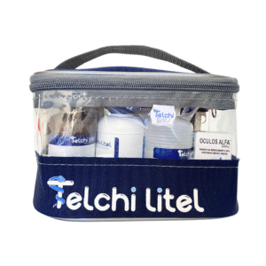 Botiquin Litel Lleno De Lona Color Azul Pequeño