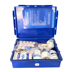 Botiquin Lleno Azul Impermeable (Em-245)