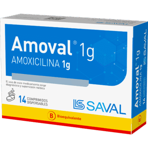AMOVAL  1 gr x 14 comp.