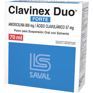 CLAVINEX DUO FORTE 800/57mg  x 70ml