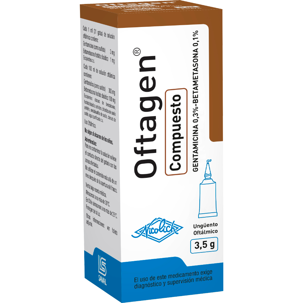 OFTAGEN COMPUESTO UNGUENTO x 3.5 gr