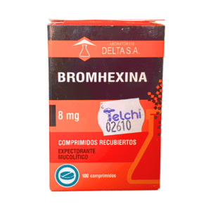 BROMHEXINA 8MG DELTA X 100 COMP.