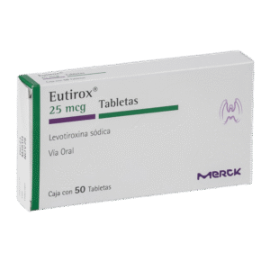 EUTIROX 25 mg x 50 tabletas