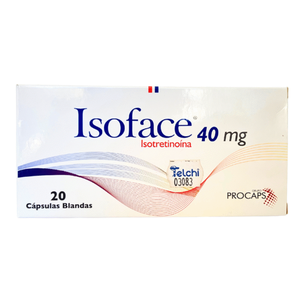 ISOFACE 40 MG X 20 CAPS. - Farmacias Telchi