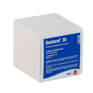 QUETOROL 30 mg/1 ml x 25 ampollas