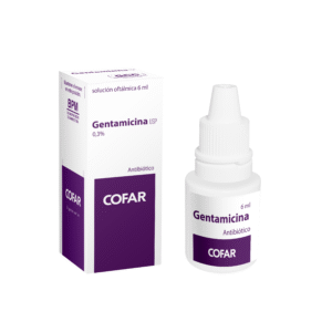 GENTAMICINA SOL OFTALM 0.3% x 6ml.