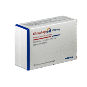 GLUCOPHAGE XR 1000MG x 30tabletas