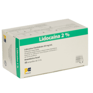 LIDOCAINA 2%/ 5ml x 50ampollas