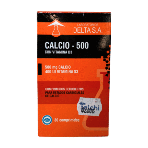 CALCIO 500 mg  + VITAMINA D3 x 30comp