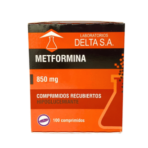 METFORMINA 850 mg x 100 comp .