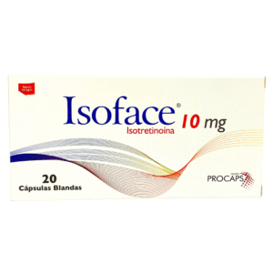ISOFACE 10 mg  x  20 caps.