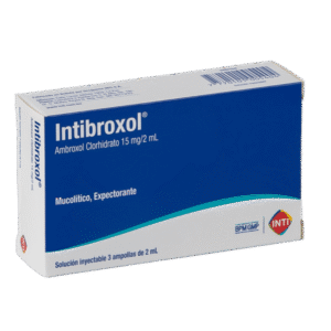 INTIBROXOL 15 mg/2 ml x 3 ampollas