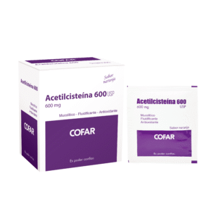 ACETILCISTEINA 600 mg x 10 sobres