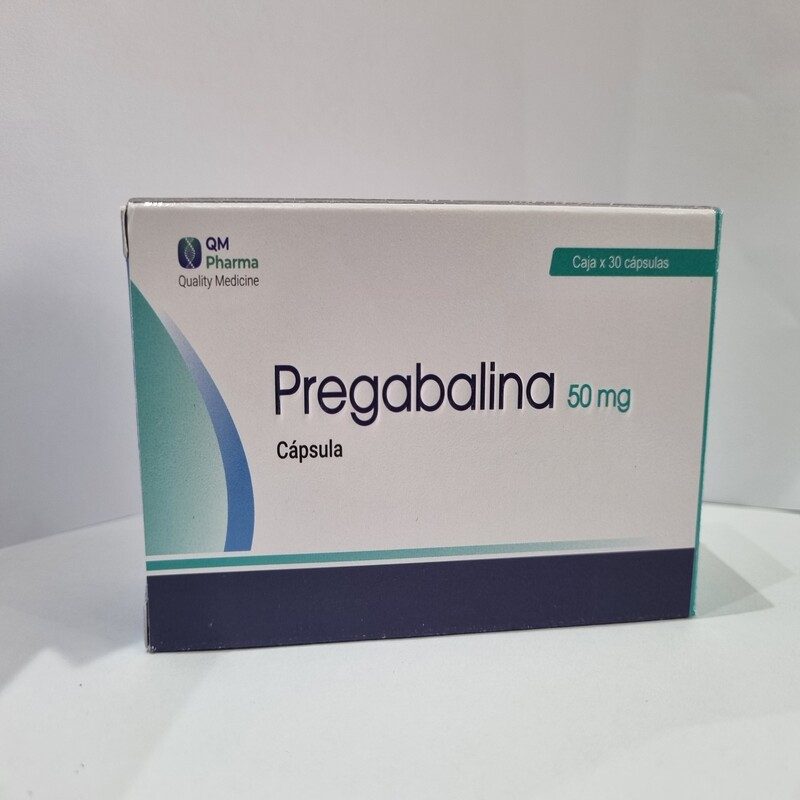 PREGABALINA 50 mg x 30 caps.