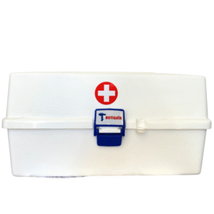 Botiquin Blanco Plastico (34X18Cm.) 1 Bandeja Maleta Em-292