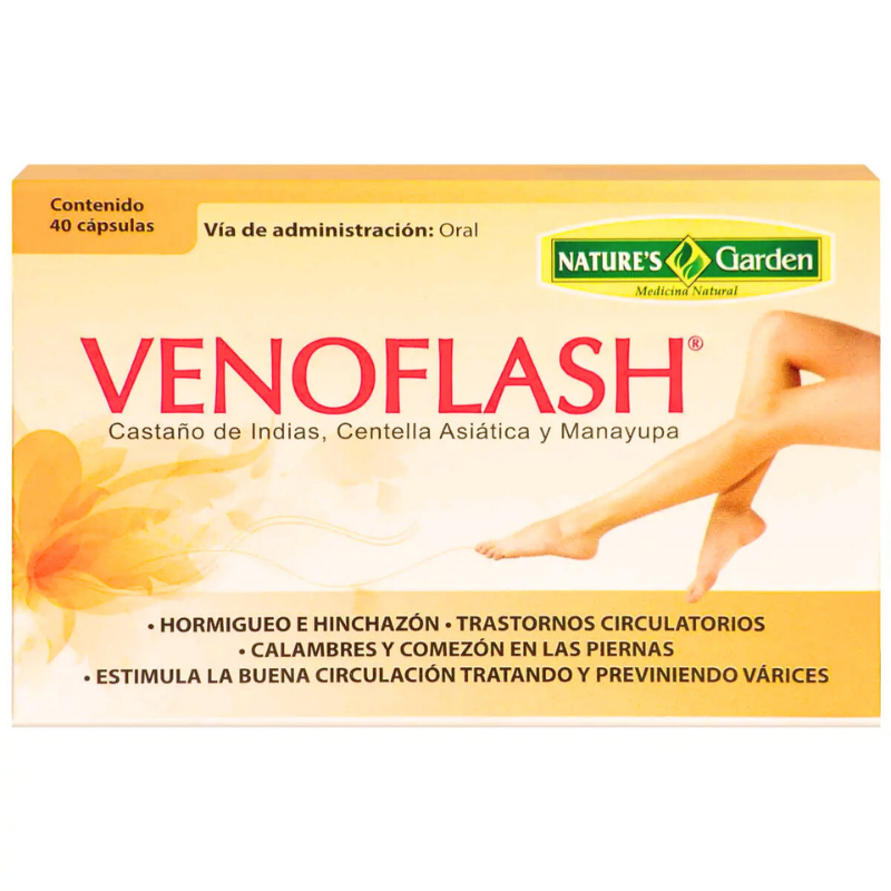 VENO FLASH x 40 caps.